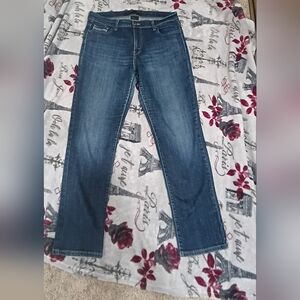 LEVI'S The Original Jean Mid Rise Skinny Dark Wash Jean 14 99% Cotton